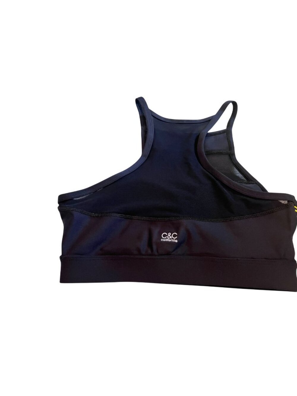 C&C California Black XS Performance Sports Bra With Moisture-Wicking & Quick-Dry